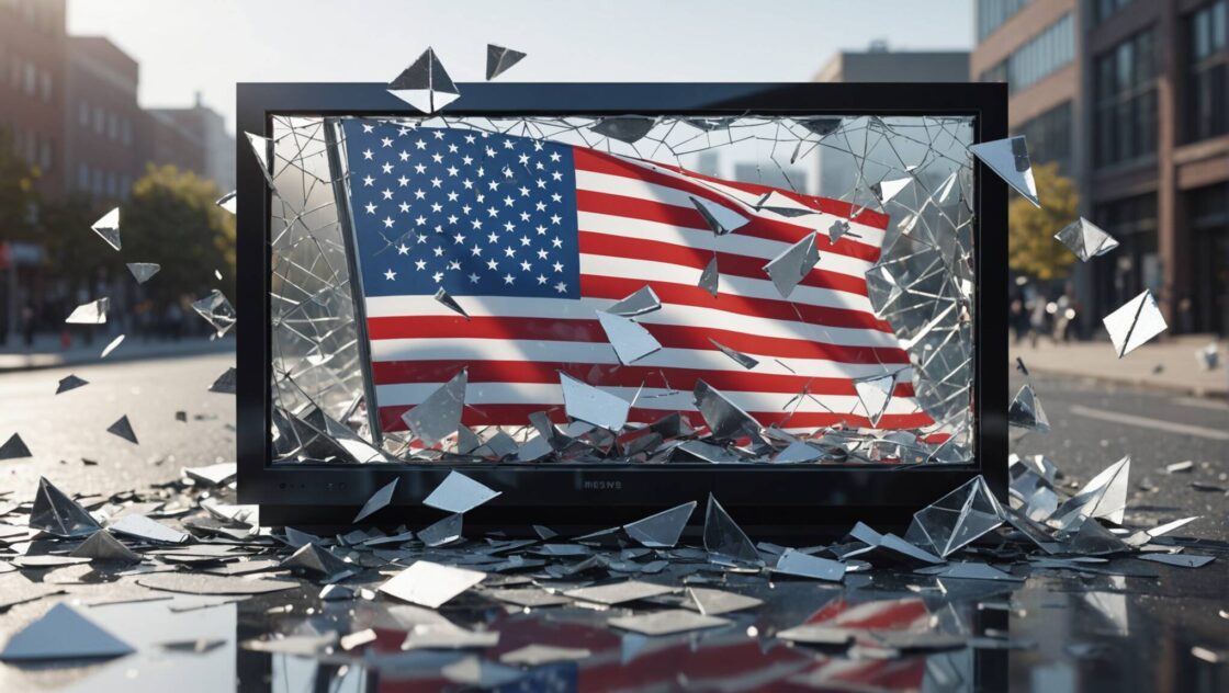 Medieförtroendet i USA når historisk botten