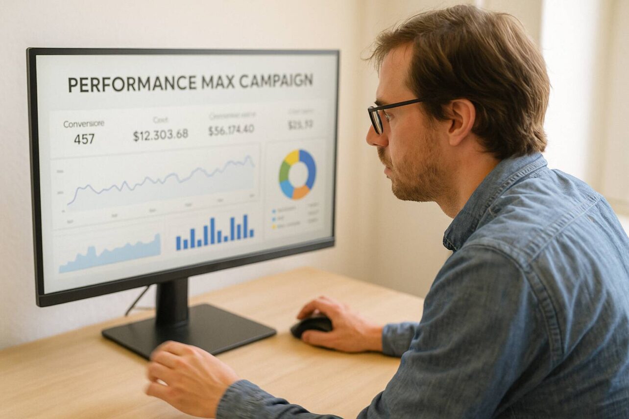 Maximera dina Google Ads-resultat med Performance Max. Lär dig avancerade strategier, ta del av senaste nyheterna och framtidsinsikter för AI-driven annonsering.
