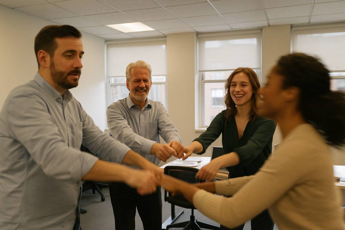 Upptäck kraftfulla teamövningar som hjälper grupper att lära känna varandra och bygga förtroende på arbetsplatsen. HR-experters bästa tips för teamledare.
