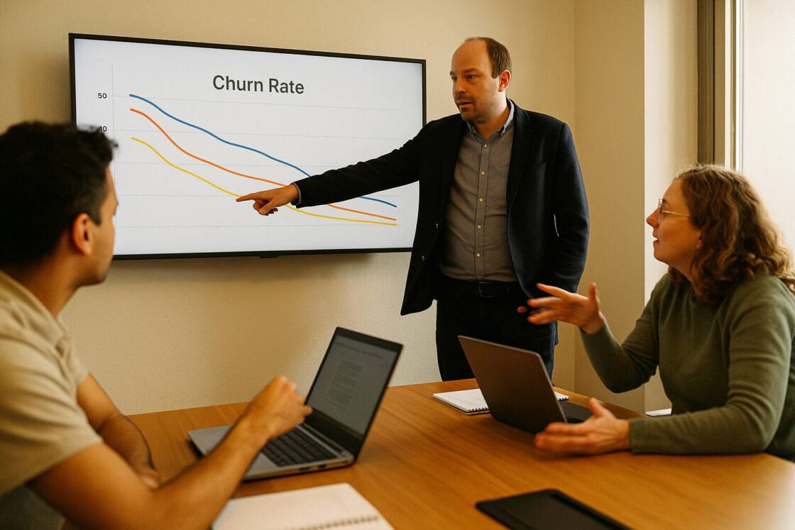 Lär dig allt om churn: definition, beräkning, orsaker och effektiva strategier för att minska kundbortfall och öka lönsamheten i din verksamhet.